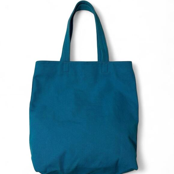 Marc Jacobs x MTV Blue Canvas Tote Bag - Used Stylish Graphic Logo Shopper Bag - Picture 2 of 8